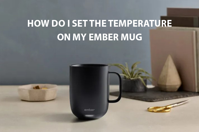 How do i set the temperature on my ember mug